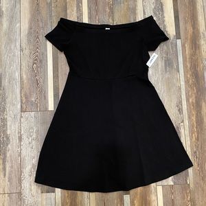 NWT off the shoulder skater dress.